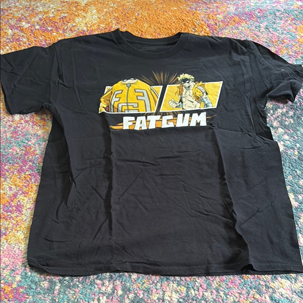 My Hero Academia Black FatGum Graphic T-Shirt